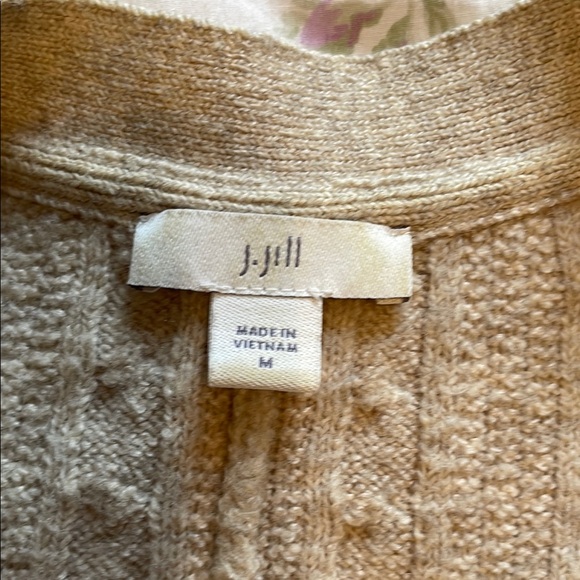Women's Tan Cable Knit Cardigan Duster - Picture 6 of 8